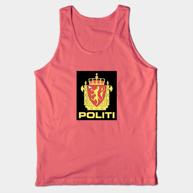 Norwegian Police (large) Tank Top by pasnthroo